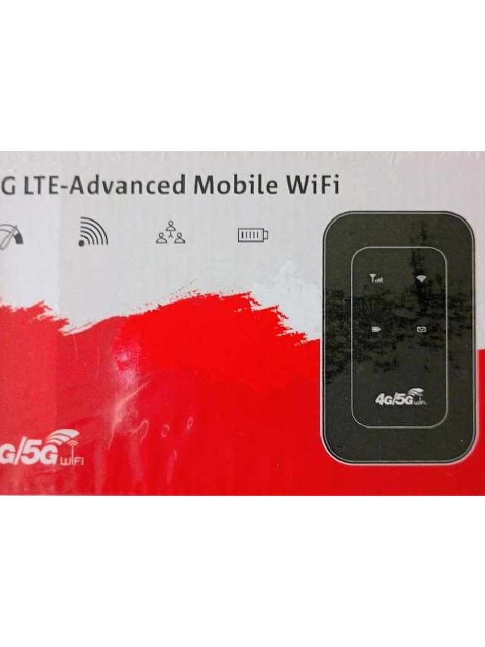 4G/5G LTE-Advanced Mobile WiFi Hotspot — Black